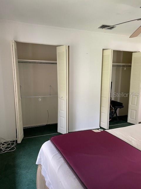 8636 Tahoe Ct Unit 13, Tampa, FL 33614 - bedroom featuring carpet flooring and ceiling fan