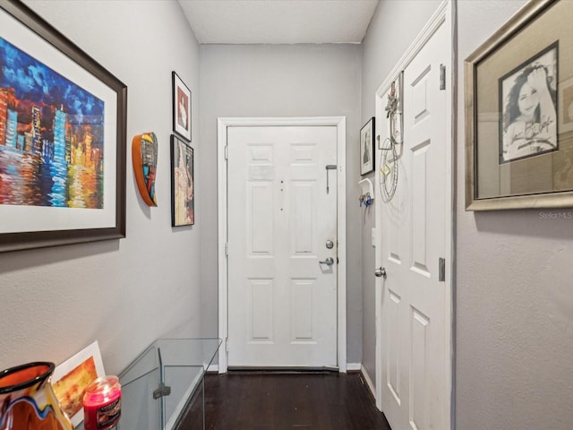 2010 E Palm Ave Unit 14303, Tampa, FL 33605 - doorway featuring dark wood finished floors and baseboards