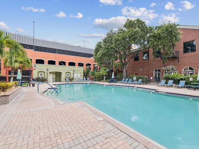 2010 E Palm Ave Unit 14303, Tampa, FL 33605 - community pool with a patio
