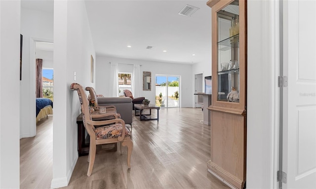 9429 Northcliffe Blvd, Spring Hill, FL 34606 - living room with light wood-style flooring and recessed lighting