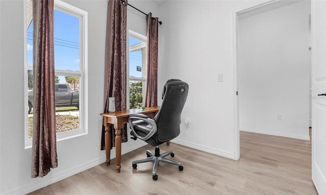 9429 Northcliffe Blvd, Spring Hill, FL 34606 - office featuring light wood-style flooring and baseboards