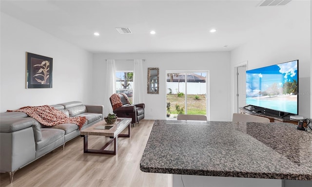 9429 Northcliffe Blvd, Spring Hill, FL 34606 - living area with light wood-style floors and recessed lighting