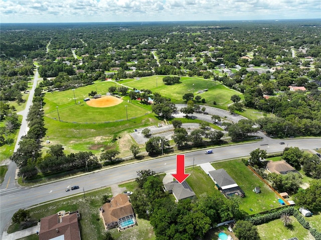 12277 Spring Hill Dr, Spring Hill, FL 34609 - aerial view of property's location with nearby suburban area