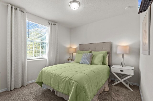 12277 Spring Hill Dr, Spring Hill, FL 34609 - carpeted bedroom featuring baseboards and a textured ceiling
