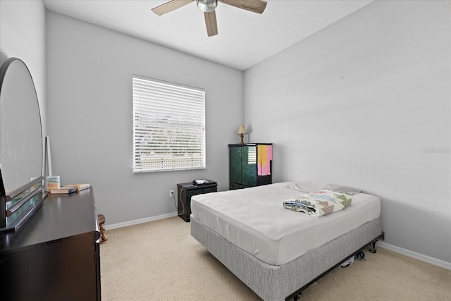 27826 Sora Blvd, Wesley Chapel, FL 33544 - carpeted bedroom with baseboards and a ceiling fan
