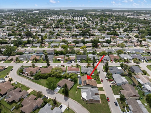 7022 Kingsway Dr, Port Richey, FL 34668 - aerial view of property's location featuring nearby suburban area