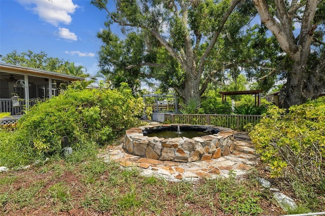2221 W Lake Dr, Wimauma, FL 33598 - view of yard