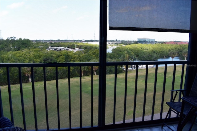 3200 Cove Cay Dr Unit 5F, Clearwater, FL 33760 - view of balcony