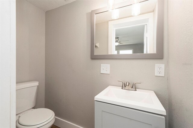 3509 Brookston Dr, Holiday, FL 34691 - bathroom with vanity and ceiling fan