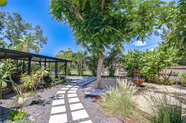 2201 Horan Way S, Gulfport, FL 33707 - view of yard with a patio