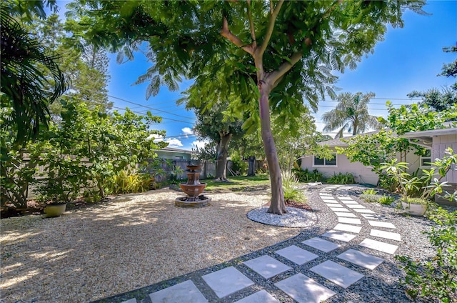 2201 Horan Way S, Gulfport, FL 33707 - view of yard featuring a patio