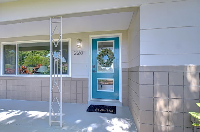 2201 Horan Way S, Gulfport, FL 33707 - entrance to property with a porch