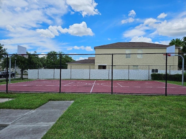 12121 Tree Haven Ave, Gibsonton, FL 33534 - view of basketball court with community basketball court