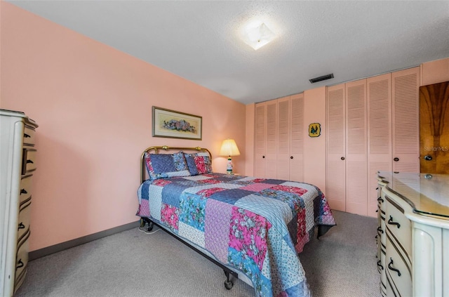 2700 Bayshore Blvd Unit 1206, Dunedin, FL 34698 - carpeted bedroom with two closets and baseboards
