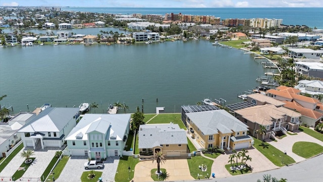 17025 Dolphin Dr, North Redington Beach, FL 33708 - aerial view of residential area featuring a nearby body of water