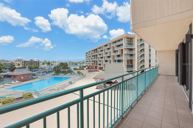 1 Key Capri Unit 302E, Treasure Island, FL 33706 - balcony with view of pool area