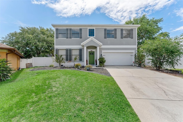 1291 Blackrush Dr, Tarpon Springs, FL 34689 - view of front of property featuring an attached garage, concrete driveway, and stucco siding