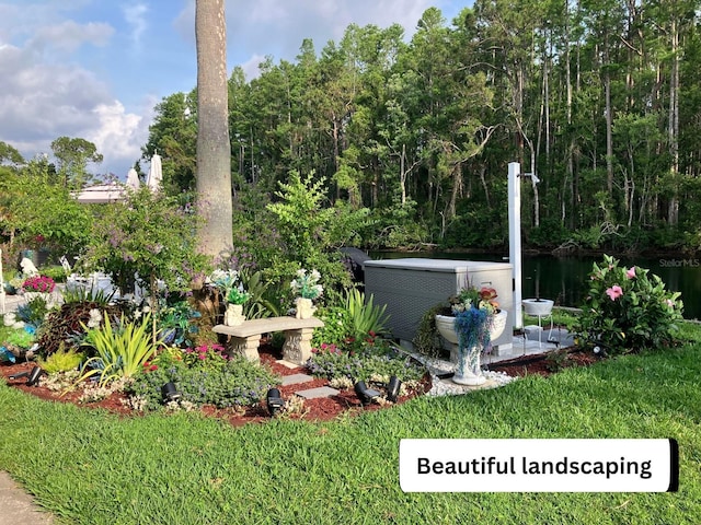 1865 Mazo Mnr Unit 1, Lutz, FL 33558 - view of yard