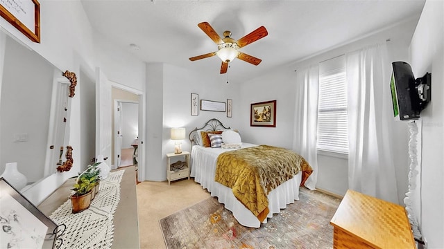 3506 Cordgrass Dr, Valrico, FL 33596 - bedroom with ceiling fan and light carpet