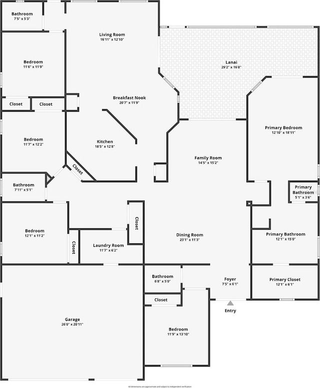 3506 Cordgrass Dr, Valrico, FL 33596 - view of home floor plan