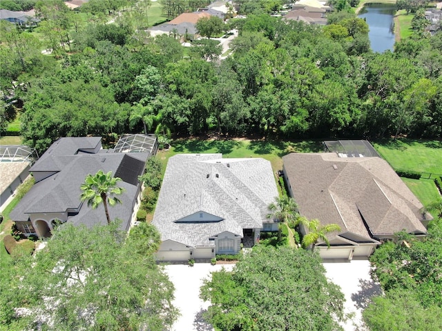 3506 Cordgrass Dr, Valrico, FL 33596 - aerial view of residential area featuring a large body of water