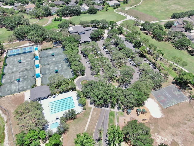 3506 Cordgrass Dr, Valrico, FL 33596 - aerial view of property and surrounding area featuring a local golf course