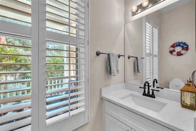 6207 Bleeker St, Riverview, FL 33578 - half bath featuring vanity and healthy amount of natural light