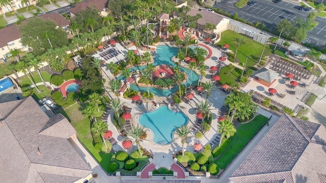 1052 Calabria Ave, Davenport, FL 33897 - aerial view of a pool