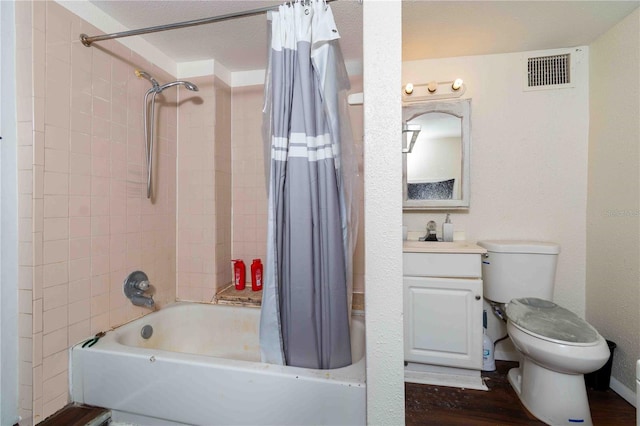 1144AND1142 7th St NW, Largo, FL 33770 - bathroom featuring shower / tub combo with curtain and vanity