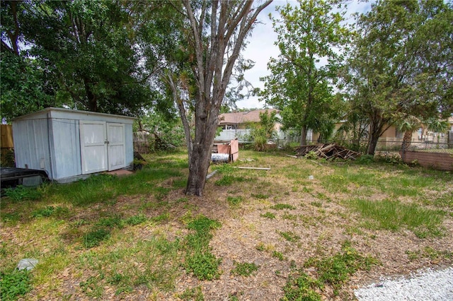 1144AND1142 7th St NW, Largo, FL 33770 - view of yard with a shed