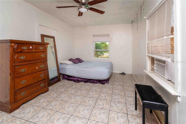 1144AND1142 7th St NW, Largo, FL 33770 - bedroom with a ceiling fan and cooling unit