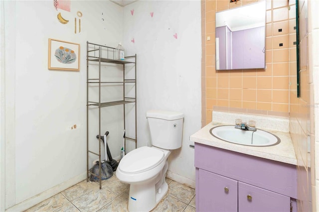 1144AND1142 7th St NW, Largo, FL 33770 - bathroom with vanity and tile patterned floors