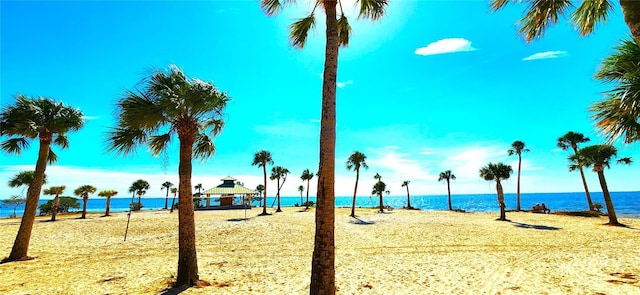 13 Windrush Bay Dr, Tarpon Springs, FL 34689 - water view featuring a gazebo