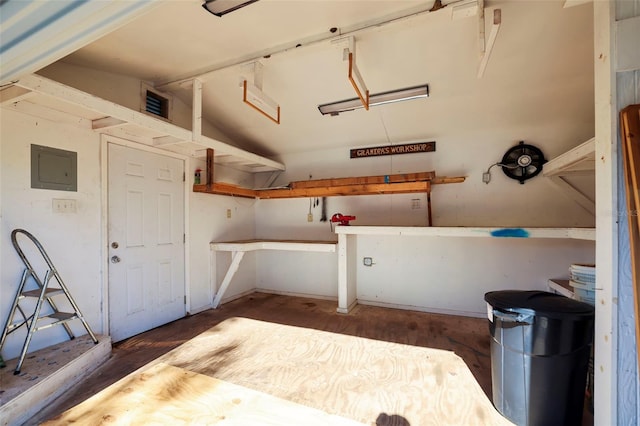 487 49th Ave N, Saint Petersburg, FL 33703 - garage with electric panel
