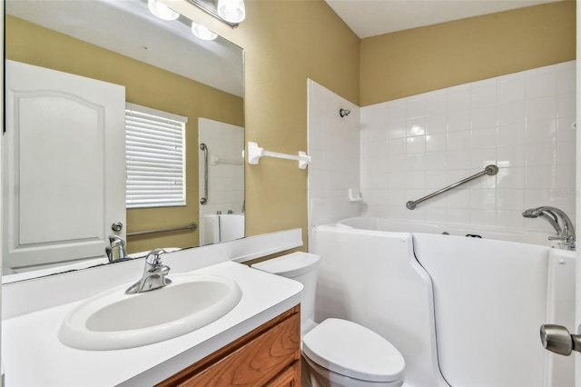8020 Carriage Pointe Dr, Gibsonton, FL 33534 - bathroom with toilet and vanity