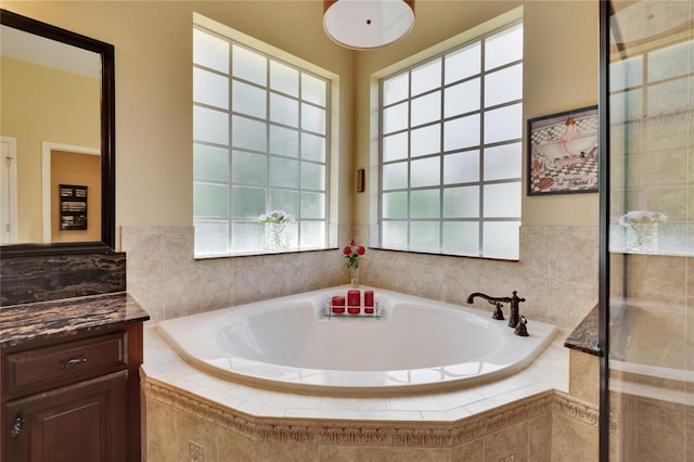8704 Winsome Way, Land O Lakes, FL 34637 - full bath with vanity and a bath