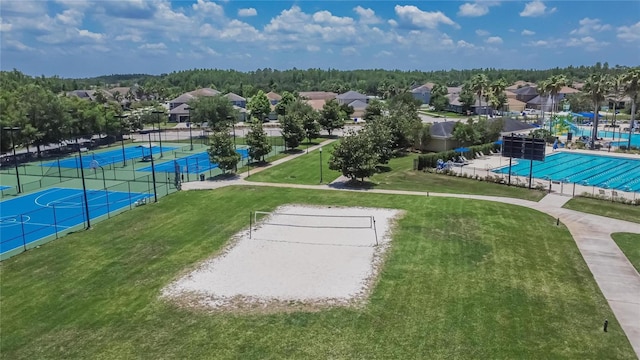 8704 Winsome Way, Land O Lakes, FL 34637 - surrounding community with a residential view and a swimming pool