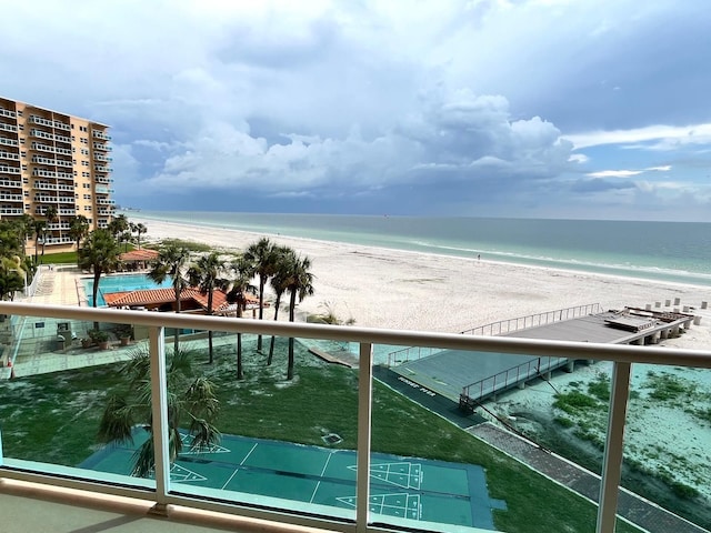 880 Mandalay Ave Unit N311, Clearwater Beach, FL 33767 - water view with nearby beach