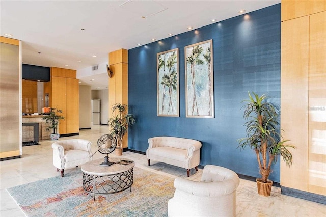 880 Mandalay Ave Unit N311, Clearwater Beach, FL 33767 - building lobby featuring recessed lighting