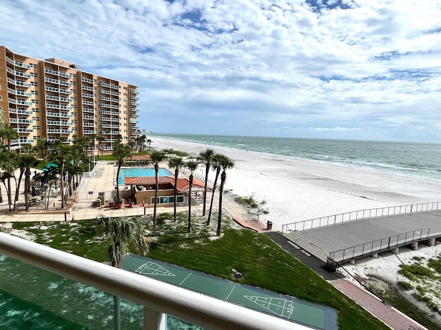 880 Mandalay Ave Unit N311, Clearwater Beach, FL 33767 - water view with nearby beach
