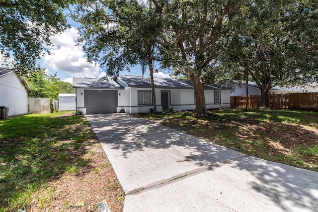 22716 Penny Loop, Land O Lakes, FL 34639 - ranch-style house with a garage, driveway, and stucco siding