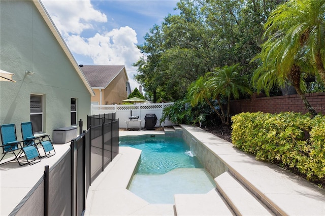 643 Blenheim Loop, Winter Springs, FL 32708 - view of swimming pool with a fenced backyard and a patio area