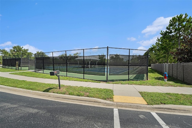19209 Long Lake Ranch Blvd, Lutz, FL 33558 - view of tennis court
