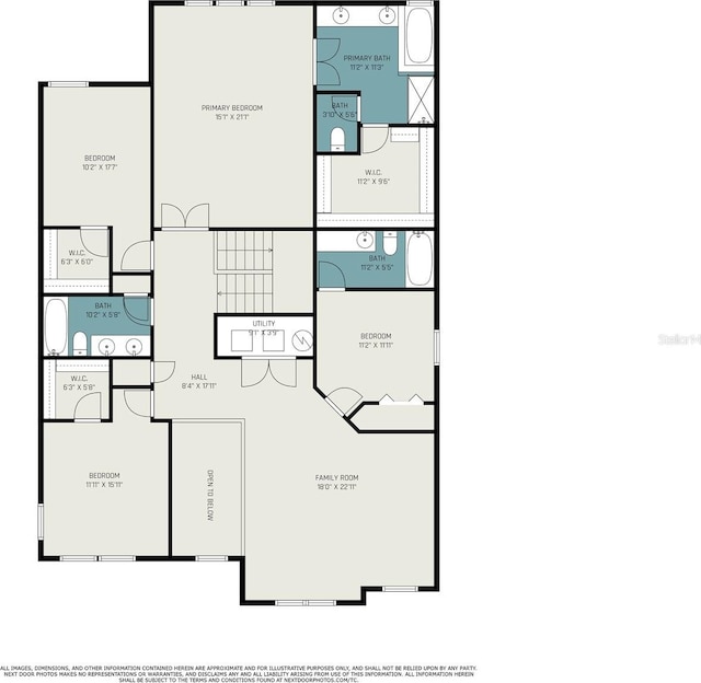 19209 Long Lake Ranch Blvd, Lutz, FL 33558 - view of room layout