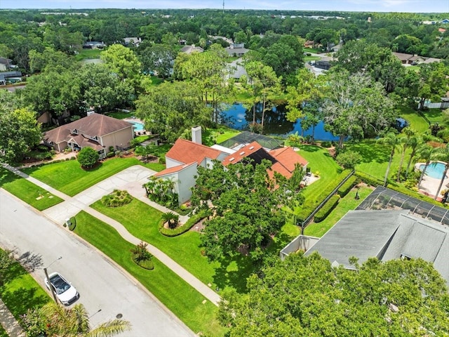 4118 Carrollwood Village Dr, Tampa, FL 33618 - aerial view of residential area with a nearby body of water