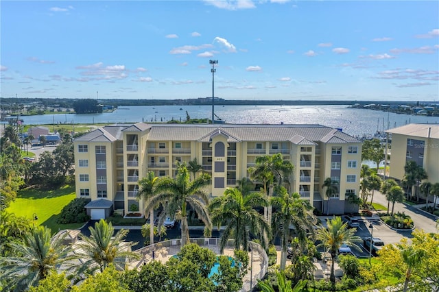 423 150th Ave Unit 1501, Madeira Beach, FL 33708 - bird's eye view of apartment complex / building and a large body of water