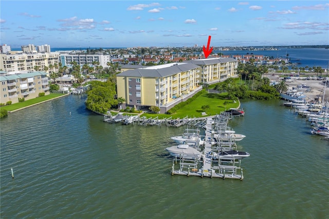 423 150th Ave Unit 1501, Madeira Beach, FL 33708 - aerial view of a nearby body of water