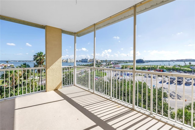 423 150th Ave Unit 1501, Madeira Beach, FL 33708 - balcony with a water view