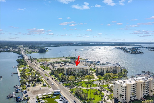 423 150th Ave Unit 1501, Madeira Beach, FL 33708 - aerial view of apartment complex / building and a nearby body of water