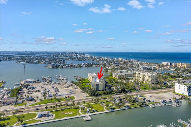 423 150th Ave Unit 1501, Madeira Beach, FL 33708 - view of urban area with a large body of water